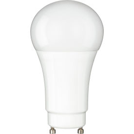 LED Light Bulb, 12W, 1100 Lumens, Twist and Lock Base, Dimmable, Warm White 6-Pack