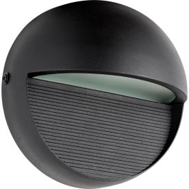 1-Light Black LED Outdoor Decorative Light Sconce Fixture