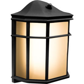 Half Hexagon Tunable LED Classic Lantern Style Outdoor Fixture, 12W, 800 Lumens