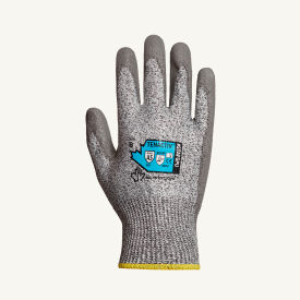 Tenactiv Glove W/High Performance Fibers, Polyurethane Palm, ANSI A5, Size 10