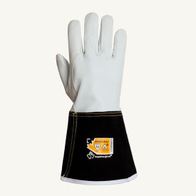 Superiorglove Endura Goatskin Glove W/Blended Aramid Liner, 5" Split Cuff, ANSI A4