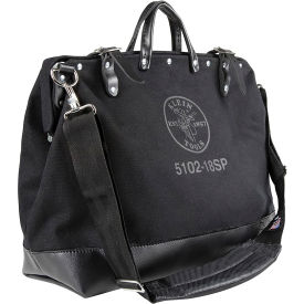 Klein Tools Deluxe Tool Bag, Black Canvas, 13 Pockets, 18"