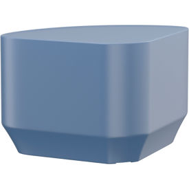 Endurance Wedge End Table, 27" x 19", Midnight Blue