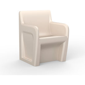 Sentinel Arm Chair Floor Mount, Stone Gray w/Door