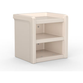 Endurance Night Stand Plain Top, 21" x 18", Stone Gray