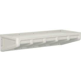 Endurance Wall Mount Bunk, 81" x 34-1/2", Stone Gray