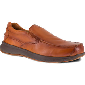 Slip-On Boat Shoe, Smooth Leather, Cognac, 10.5EEE