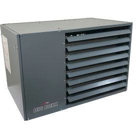 Big Boxx Power Vented Unit Heater, Aluminized Steel Exchanger, 150,000 BTU