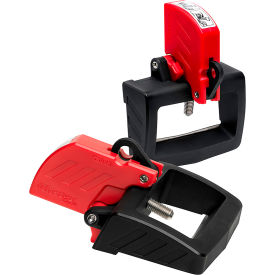 Grip Tight Plus Oversized Handle Circuit Breaker Lockout, 480/600V, Red