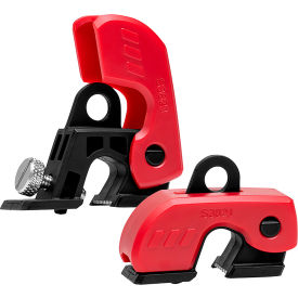 Grip Tight Plus Miniature Circuit Breaker Lockout Device, 120/240V, Red