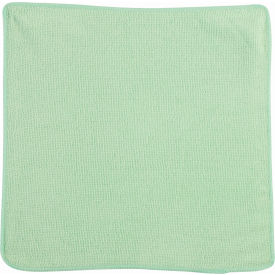 Microfiber Economy Cloth 12" X 12" Green, Polyester/Nylon, Green, 24/PK