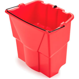 35 Qt Wavebrake 2 Dirty Water Bucket Red, Plastic