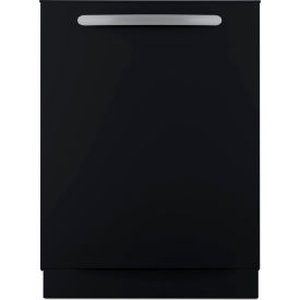 Built-In Dishwasher, 24" Wide, ADA Compliant, Top Controls, Black Door