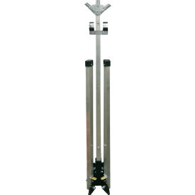Medium Springless Sign Stand For Roll-Up Signs 36" & 48", Aluminum