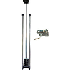 Tall Double Spring Sign Stand For Roll-Up Signs 36" & 48", Aluminum