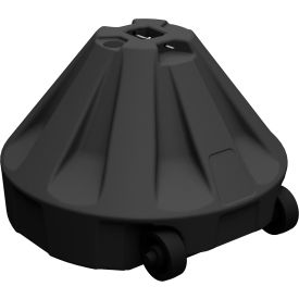 Roll-A-Post Portable Sign Bases, 18", Plastic, Black