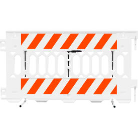 Pathcade Barrier System w/ EG Sheeting, 72" x 3" x 38", White