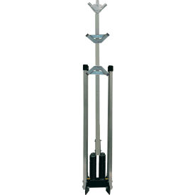 Plasticade Heavy Duty Double Spring Sign Stand For Rigid Signs 36" & 48", Aluminum