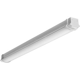 4' LED Stairwell Wall Mount Fixture, 3000 Lumens, 4000K, White
