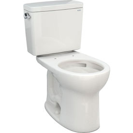 Drake 1.28 GPF Elongated Bowl Toilet, 17-3/16"Wx28-3/8"Dx30-1/8"H, Colonial White