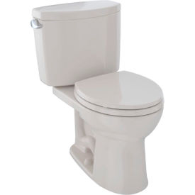 1.28 GPF Elongated Bowl Toilet, 17-3/16"W x 28-5/16"D x 29"H, Cotton
