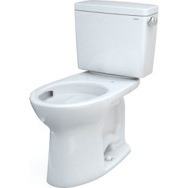Drake II 1.28 GPF Round Bowl Design Toilet, 17-1/4"W x 26-1/2"D x 30"H, Cotton