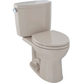 Drake II 1.28 GPF Elongated Bowl Toilet, 17-1/4"W x 28-1/2"D x 30"H, Cotton