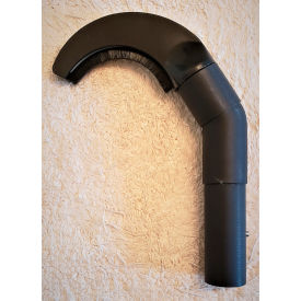 4" High Level Cleaning Pipe Brush w/ Safety Locking, Black