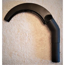 8" High Level Cleaning Pipe Brush w/ Safety Locking, Black