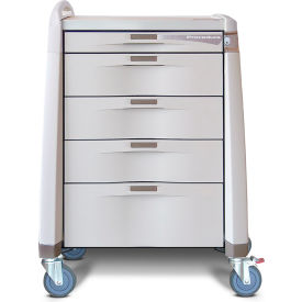 Avalo Procedure Cart with Standard Height & Electronic Lock, Gray