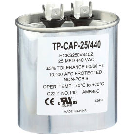 25 MFD, 440V, Oval