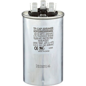 Run Capacitor, 30 + 5 MFD, 440V, Round