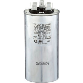 Run Capacitor, 35 + 5 MFD, 440V, Round