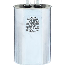 Run Capacitor, 40 MFD, 440V, Oval