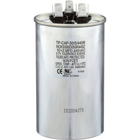 50 + 5 MFD, 440V, Round