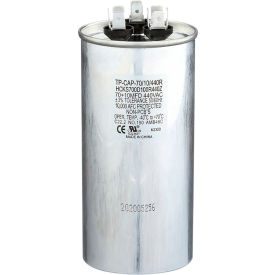 Tradepro Run Capacitor, 70 + 10 MFD, 440V, Round
