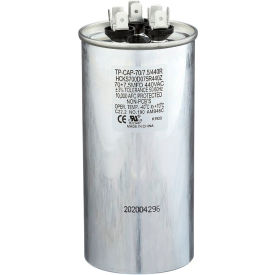 70 + 7.5 MFD, 440V, Round