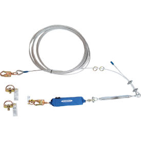 60' Cable Horizontal Lifeline Assembly w/ D Bolts