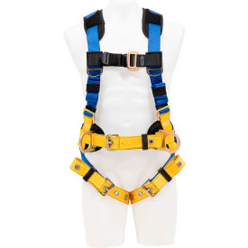 BaseWear Construction Harness w/ Tongue Buckle Legs, 3 D Ring, XL