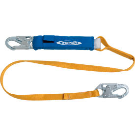 1" Web DeCoil Lanyard w/ Snap Hooks, 6'L
