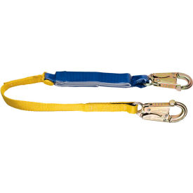 1" Web DeCoil Lanyard with Snap Hooks, 3'L