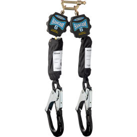 6' Bantam Twin Leg Web Self Retracting Lifeline with Aluminium Rebar