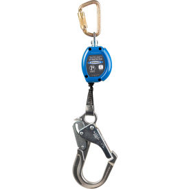7' Baseline Web Self Retracting Lifeline with Aluminum Rebar Hook