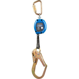 7' Baseline Web Self Retracting Lifeline w/ Steel Rebar Hook