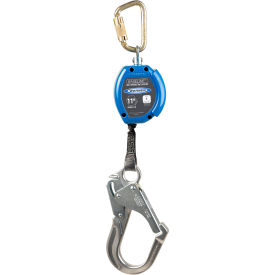 11' Baseline Web Self Retracting Lifeline w/ Aluminum Rebar Hook