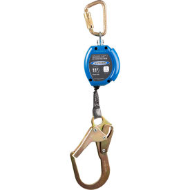 11' Baseline Web Self Retracting Lifeline with Steel Rebar Hook