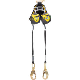 6' Bantam Twin Leg Web Leading Edge Self Retracting Lifeline w/ Steel Swivel Snap Hook