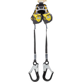 6' Bantam Twin Leg Web LE Self Retracting Lifeline w/ Aluminum Rebar Hook