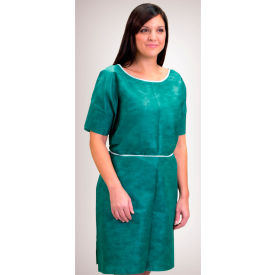 Non Woven SMS Gown, 28" x 42", Medium, Green, 50/Case