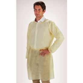 Gown, 30" x 42", Medium & Large, Yellow, 50/Case